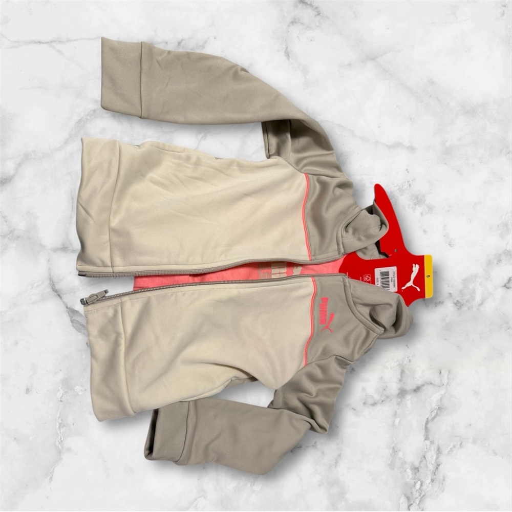 Puma Cream and Coral Jacket